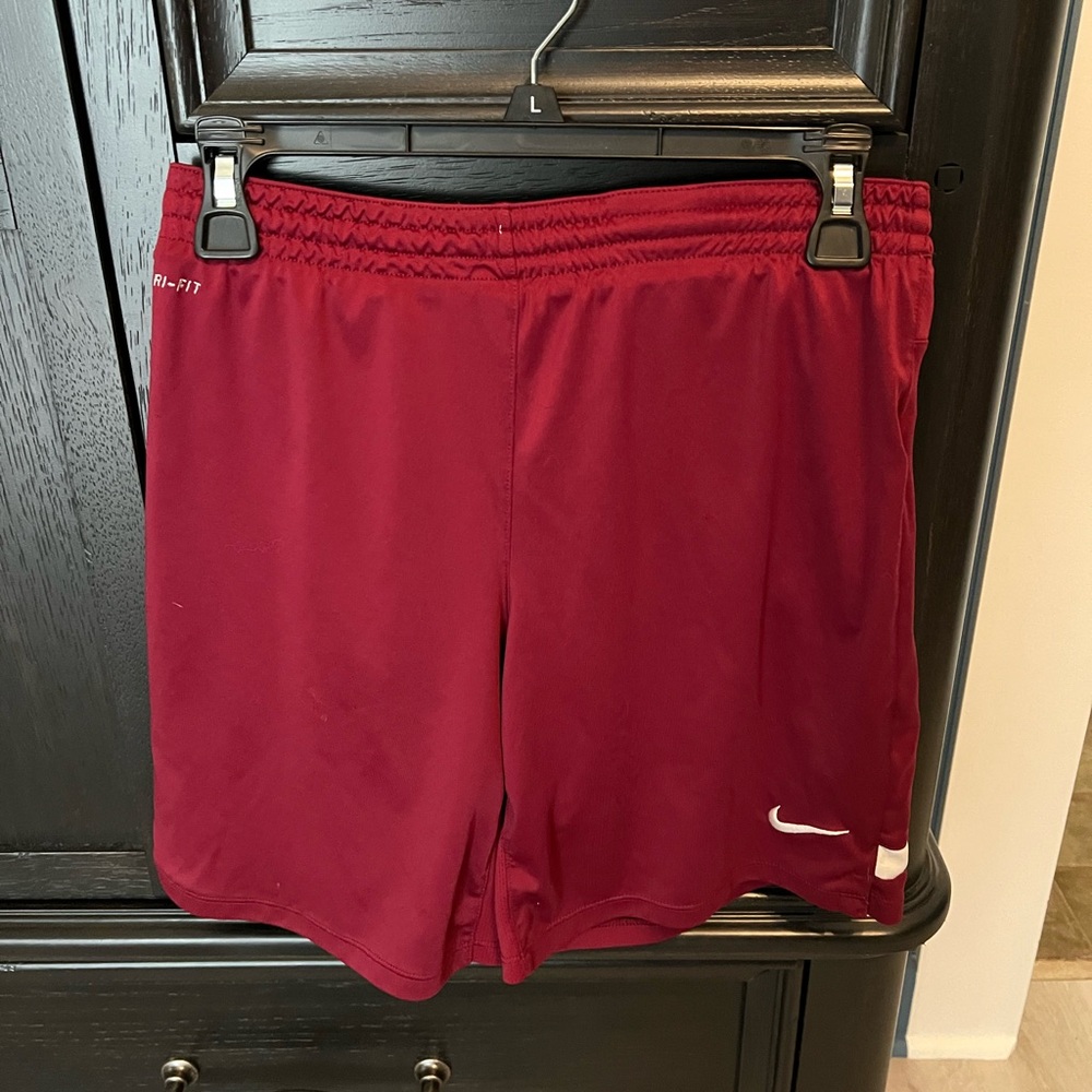 Boys Red Nike Shorts